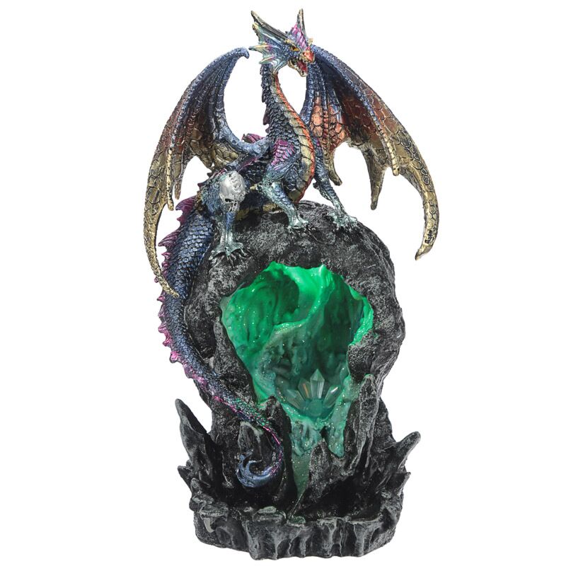 Dark legends ijsdraak led backflow wierookhouder