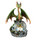 Dark legends kristallen bol draak sneeuwbol