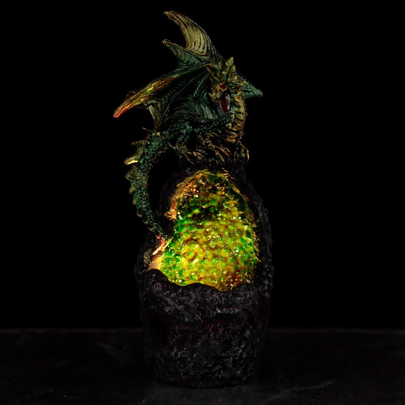 Dark legends kristalgrot led draak