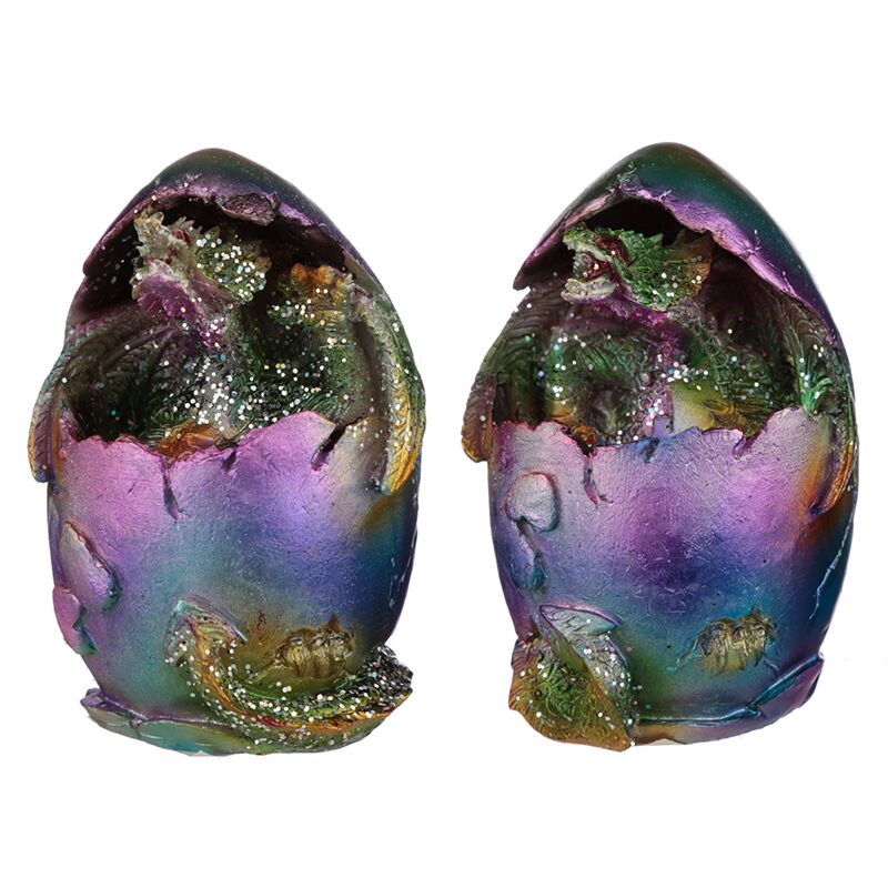 Regenboog draak metallic uitkomst ei
