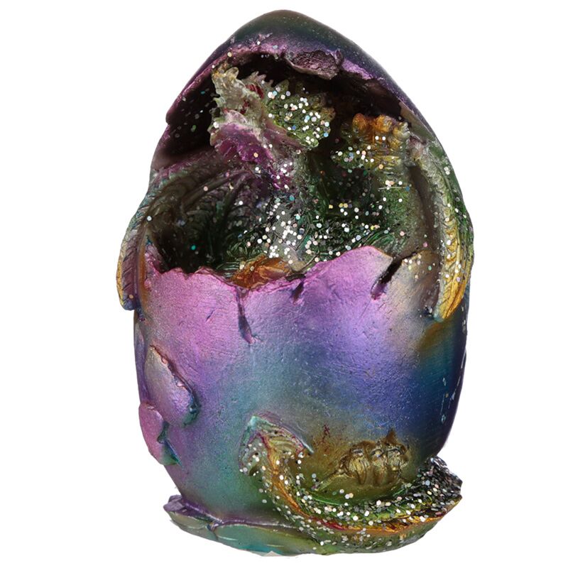 Regenboog draak metallic uitkomst ei