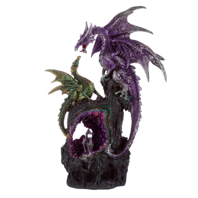 Dark legends amethist kristal draak