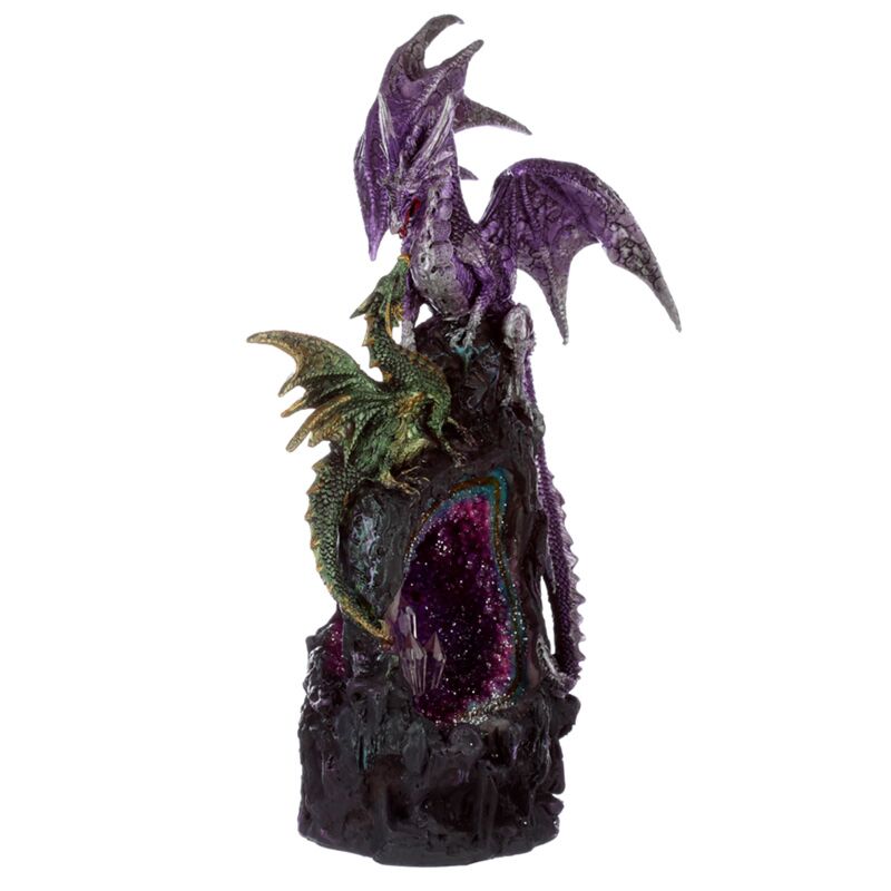 Dark legends amethist kristal draak