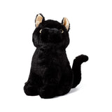 Zwarte kat pluche deurstopper