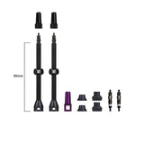 Dynamic barkeeper tubeless valves 80mm - 1set