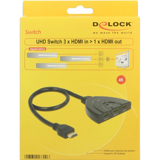 DeLOCK 3 x HDMI in > 1 x HDMI out