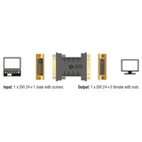 DeLOCK DVI 24+1 male naar DVI 24+5 female adapter