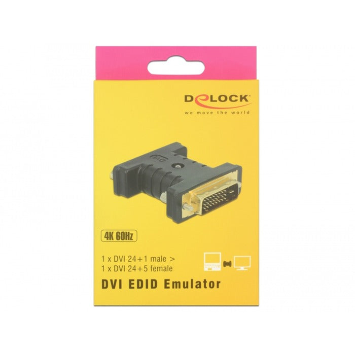 DeLOCK DVI 24+1 male naar DVI 24+5 female adapter