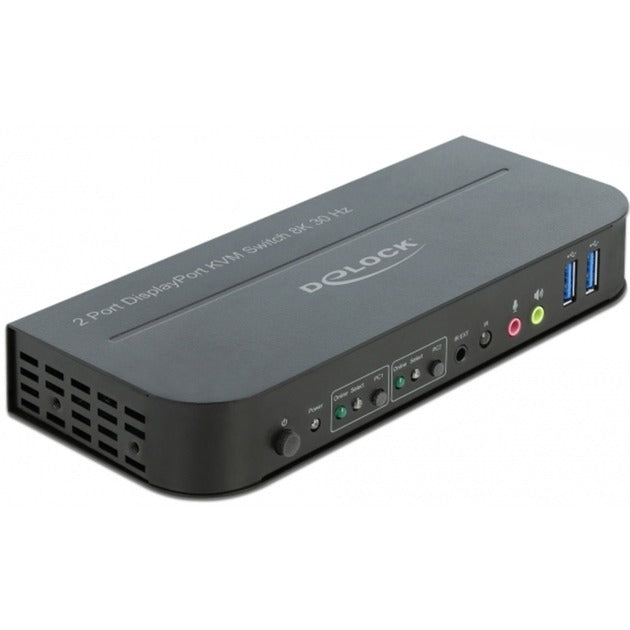 DeLOCK DisplayPort 1.4 KVM Switch 8K 30Hz met USB 3.0 en