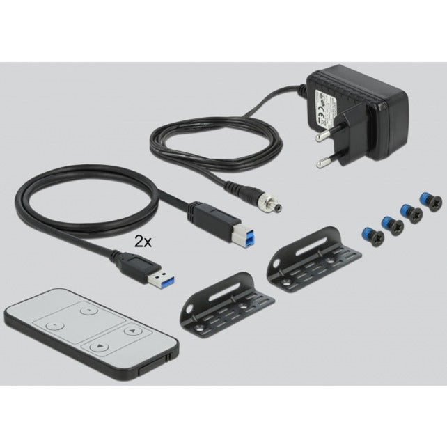 DeLOCK DisplayPort 1.4 KVM Switch 8K 30Hz met USB 3.0 en