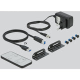 DeLOCK DisplayPort 1.4 KVM Switch 8K 30Hz met USB 3.0 en