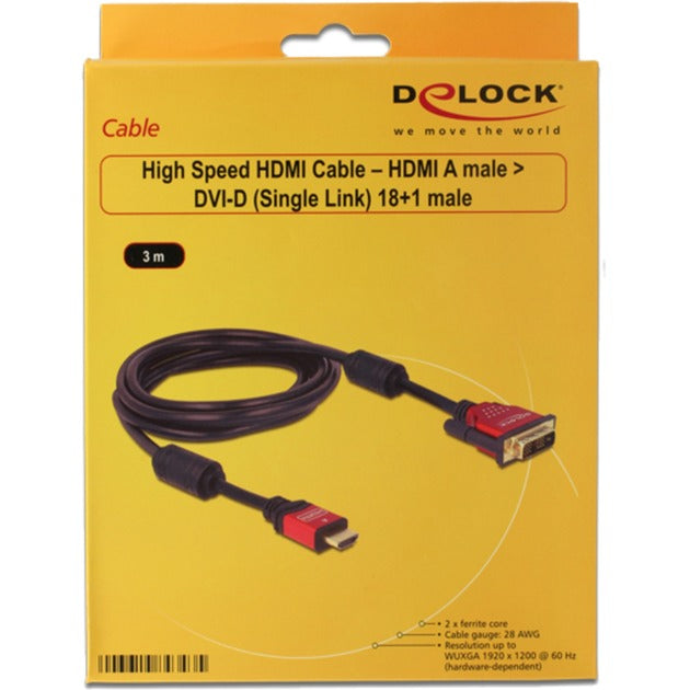 DeLOCK High Speed HDMI HDMI A male > DVI male