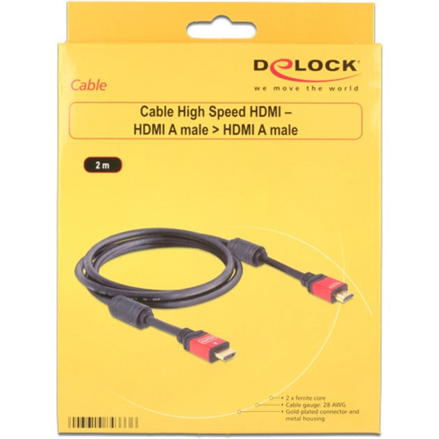 DeLOCK High Speed HDMI – HDMI A male > HDMI A male