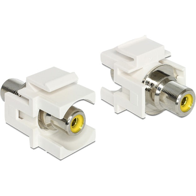 DeLOCK Keystone module RCA female > RCA female yellow