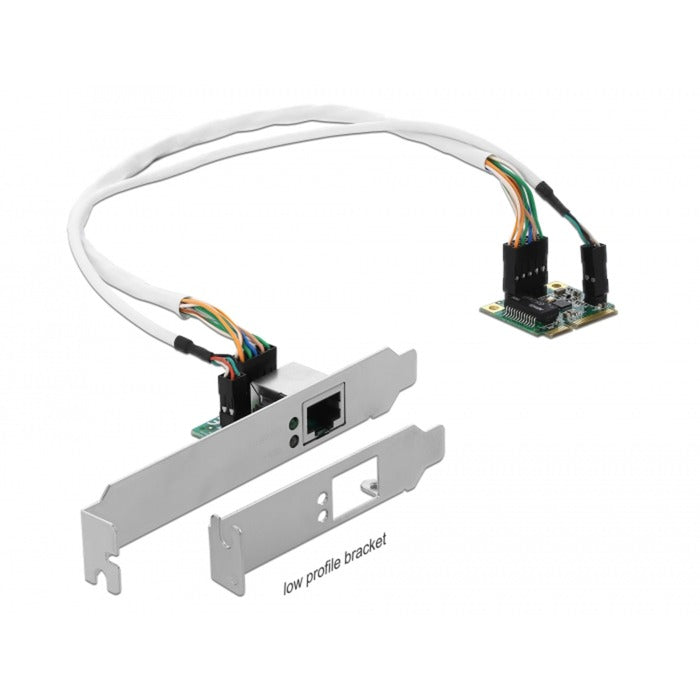 DeLOCK Mini PCle I O PCle half size 1x Gigabit Lan