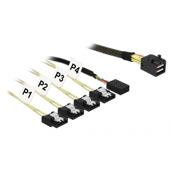 DeLOCK Mini SAS HD SFF-8643 > 4x SATA 7-Pin