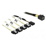 DeLOCK Mini SAS HD SFF-8643 > 4x SATA 7-Pin