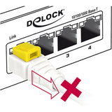 DeLOCK Patchkabel RJ-45 Secure met Cat.6a