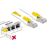 DeLOCK Patchkabel RJ-45 Secure met Cat.6a