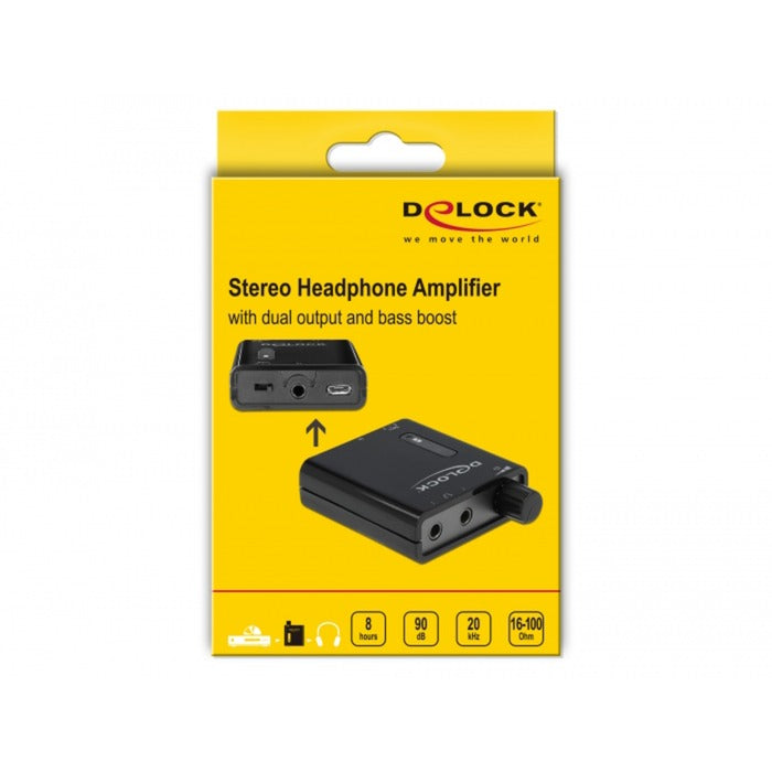 DeLOCK Portable Stereo Hoofdtelefoon versterker