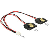 DeLOCK 2-pin female > 2 x SATA 15-pin