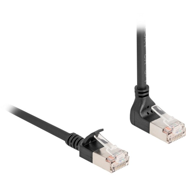 DeLOCK RJ45 Network Cable Cat.6A S FTP Slim 90° upwards a