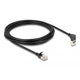 DeLOCK RJ45 Network Cable Cat.6A S FTP Slim 90° upwards a