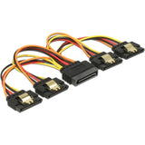 DeLOCK SATA 15 pin power > SATA 15 pin power 4x