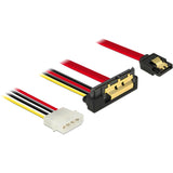 DeLOCK SATA 7 pin + Molex 4 pin power plug > SATA 22 pin