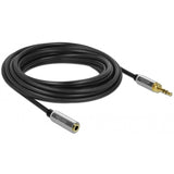 DeLOCK Stereo Jack 3,5 mm 3-Pin male > female