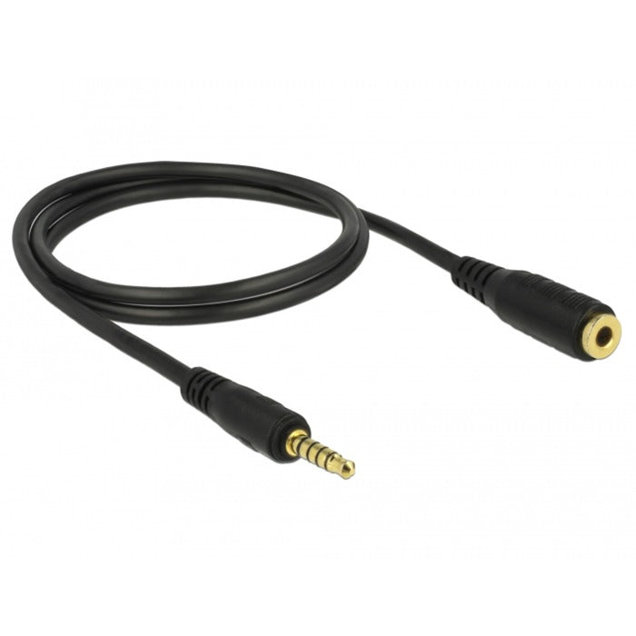 DeLOCK Stereo Jack 3,5 mm 5-Pin (male) > 3,5 mm 5-Pin (fe