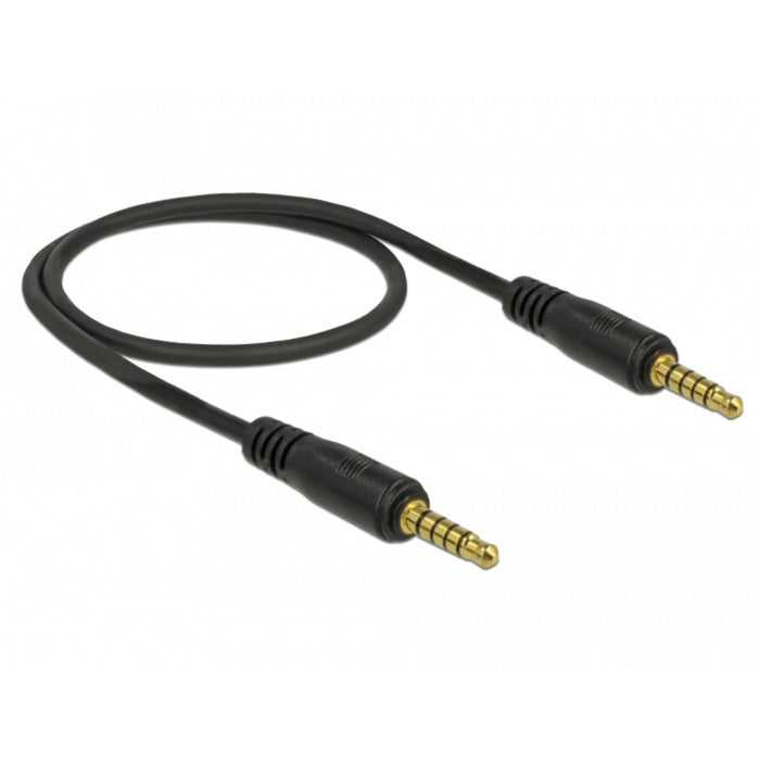 DeLOCK Stereo Jack 3,5 mm 5-Pin (male) > 3,5 mm 5-Pin (ma