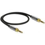 DeLOCK Stereokabel 3,5 mm 3 Pin-stekker > 3,5 mm 3 Pin-st
