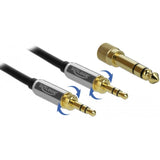 DeLOCK Stereokabel 3,5 mm 3 Pin-stekker > 3,5 mm 3 Pin-st