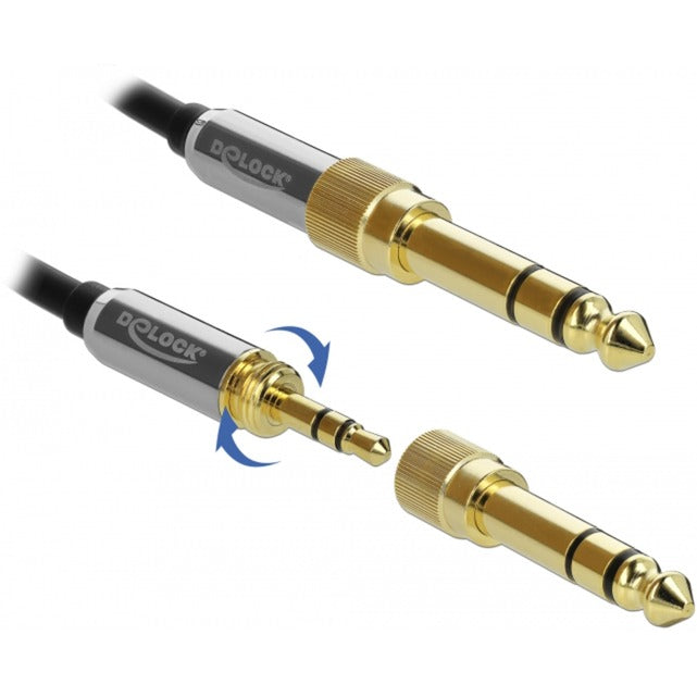 DeLOCK Stereokabel 3,5 mm 3 Pin-stekker > 3,5 mm 3 Pin-st