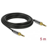 DeLOCK Stereokabel 3,5 mm 3 Pin-stekker > 3,5 mm 3 Pin-st