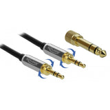DeLOCK Stereokabel 3,5 mm 3 Pin-stekker > 3,5 mm 3 Pin-st
