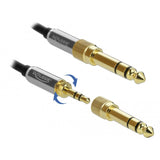 DeLOCK Stereokabel 3,5 mm 3 Pin-stekker > 3,5 mm 3 Pin-st