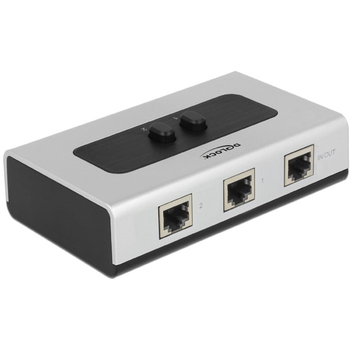 DeLOCK Switch RJ45 10 100 1000 Mbps 2 port