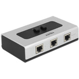 DeLOCK Switch RJ45 10 100 1000 Mbps 2 port