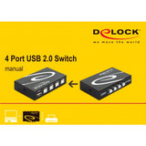 DeLOCK Switch USB 2.0 4 port manual
