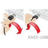 DeLOCK USB2.0 A 90° > USB Micro-B