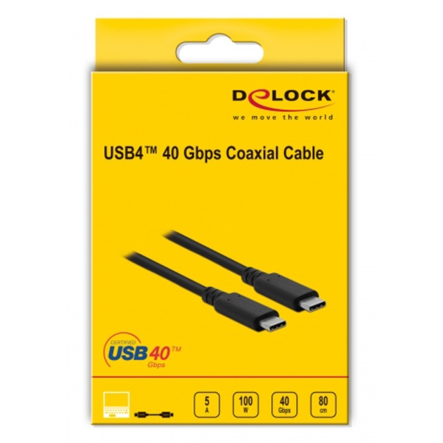 DeLOCK USB4 40 Gbps Coaxial