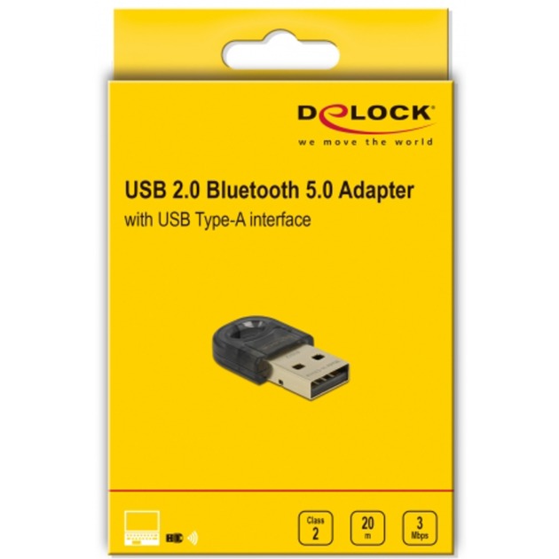 DeLOCK USB 2.0 Bluetooth 5.0 Mini Adapter
