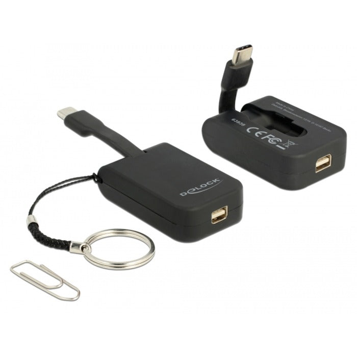 DeLOCK USB-C > mini-DisplayPort adapter sleutelhanger