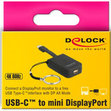 DeLOCK USB-C > mini-DisplayPort adapter sleutelhanger