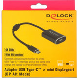 DeLOCK USB-C (male) > Mini DisplayPort (female) met PD fu