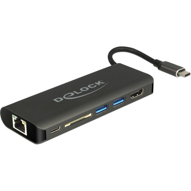DeLOCK USB Type-C 3.1 Docking Station HDMI 4K 30 Hz, Giga