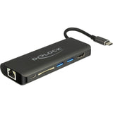 DeLOCK USB Type-C 3.1 Docking Station HDMI 4K 30 Hz, Giga