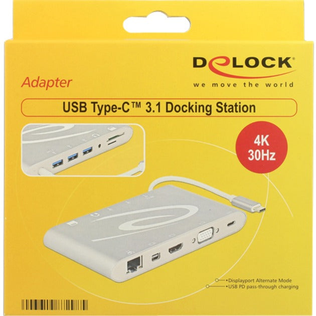 DeLOCK USB Type-C 3.1 Docking Station